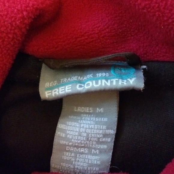 Free Country Denali Fleece Jacket Zip Up Medium - Picture 2 of 3